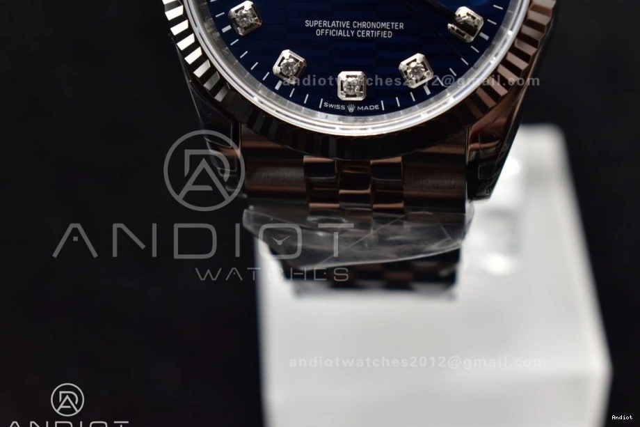 On VS3235 Bracelet SS Dial VSF 36 1:1 Blue Edition DateJust 904L 126234 Best Diamond Jubilee Steel 0411